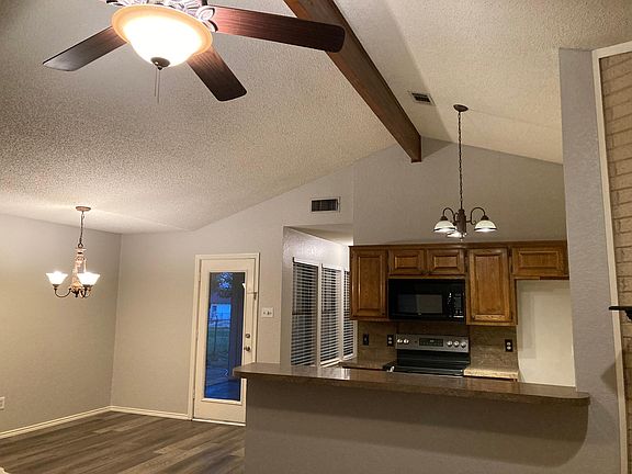 Dining area and kitchen