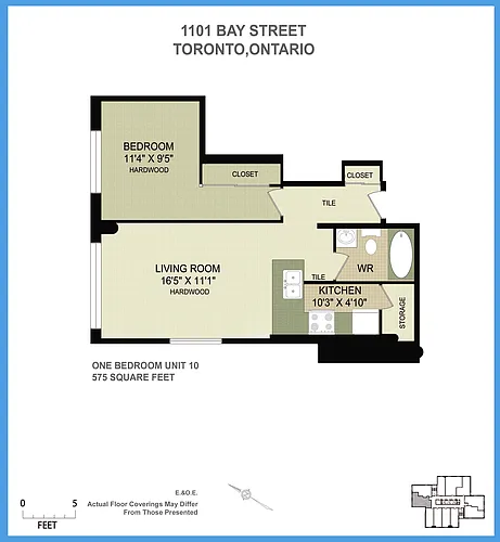 Floor plan 1 Bedroom