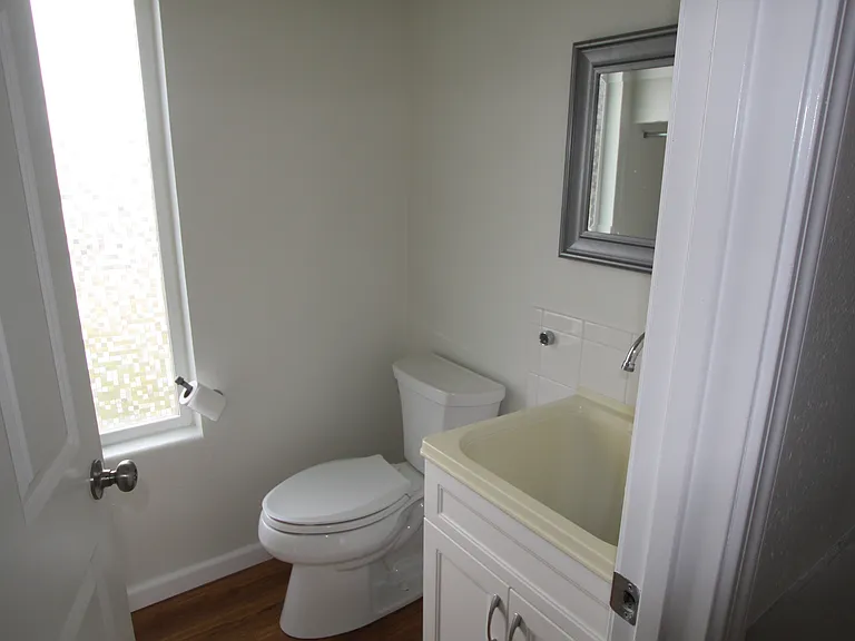 Downstairs bathroom.