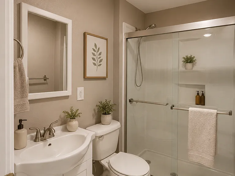 Upstairs restroom