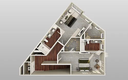 Floor plan Palmetto III TH