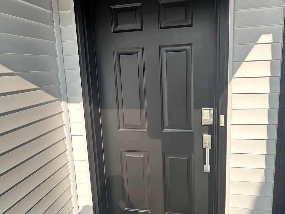 Main entry with key pad