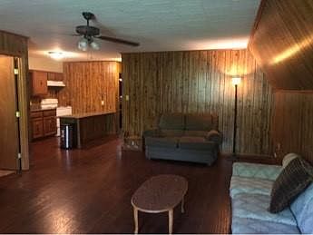 Living room is open to the kitchen.