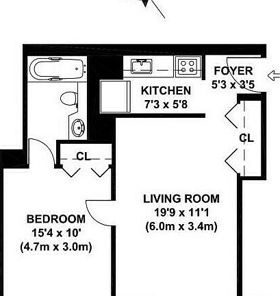 2nd image of 301 W 57th St APT 15F