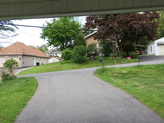 wide paved driveway