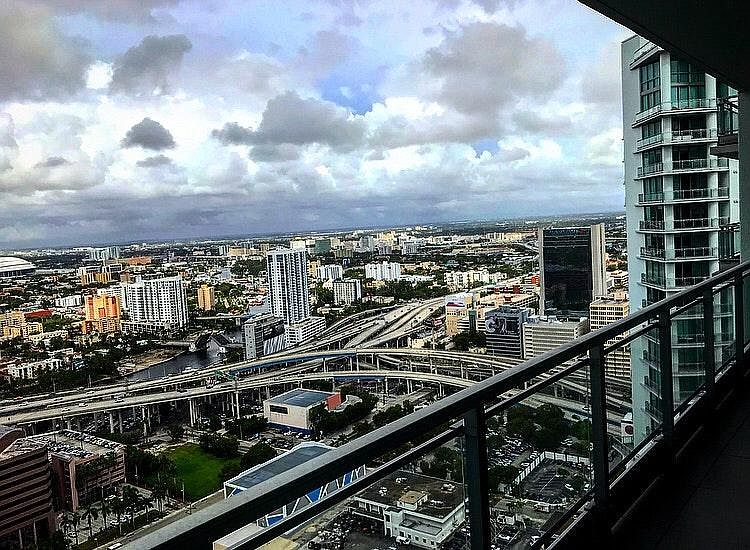 View from balcony