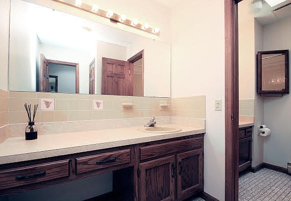 Half Bath with laundry