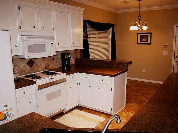 Kitchen view showing breakfast area
