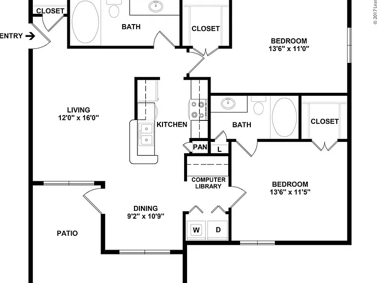Two bedroom apartment in Round Rock, Texas. Two bedroom apartment in Round Rock, Texas.