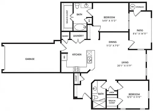 Floor plan B7