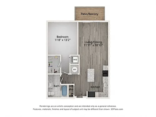Floor plan A1C
