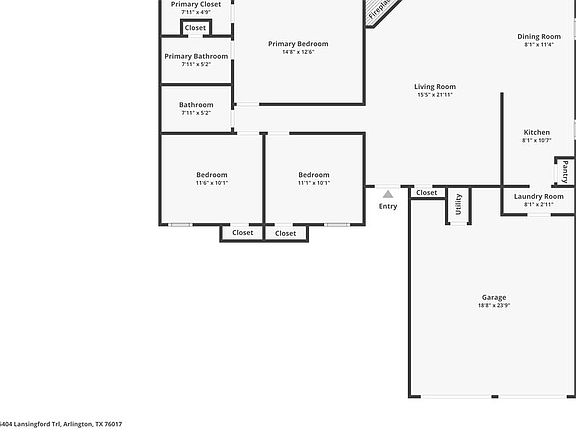 2nd image of 5404 Lansingford Trl