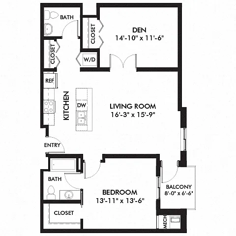 Floor plan Tower - Pepin