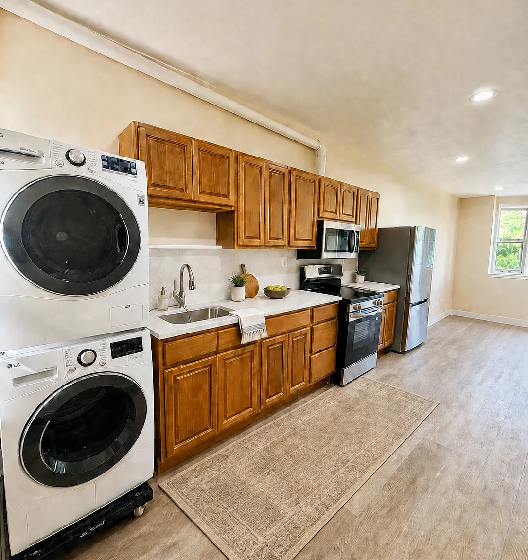 Park-Front 1-Bedroom with In-Unit Laundry and Pet-Friendly Living — Photo 3