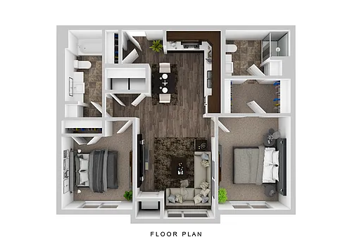 Floor plan 2 Bedroom