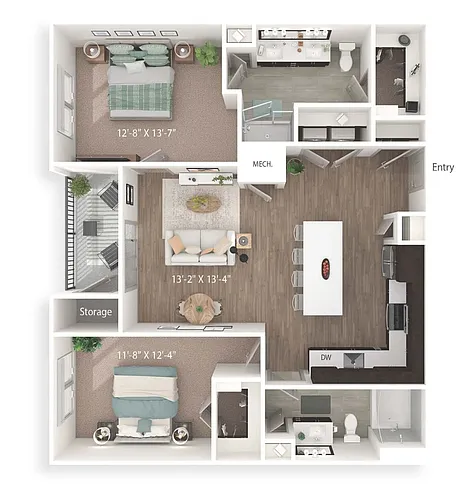 Floor plan C1