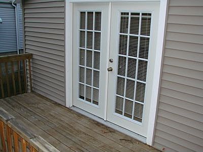 French Doors from the Family Room