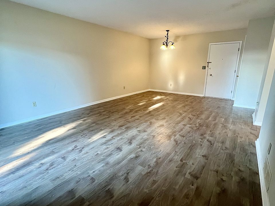 Large living room and dining space.