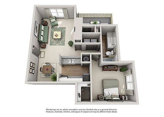 Floor plan 1B Renovation 2
