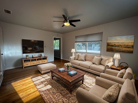 Virtually staged room