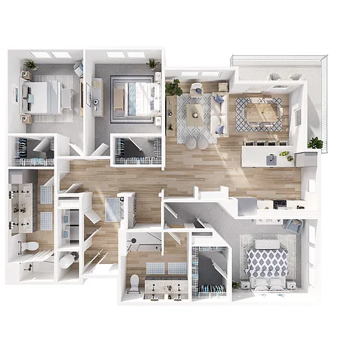 Floor plan C1