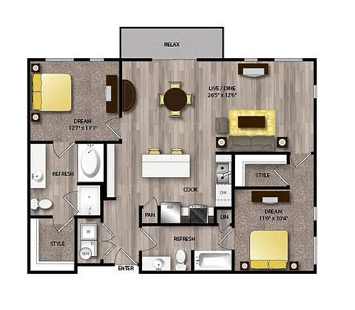 Floor plan B2