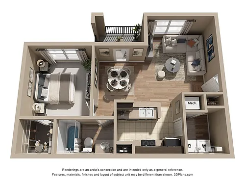 Floor plan A1