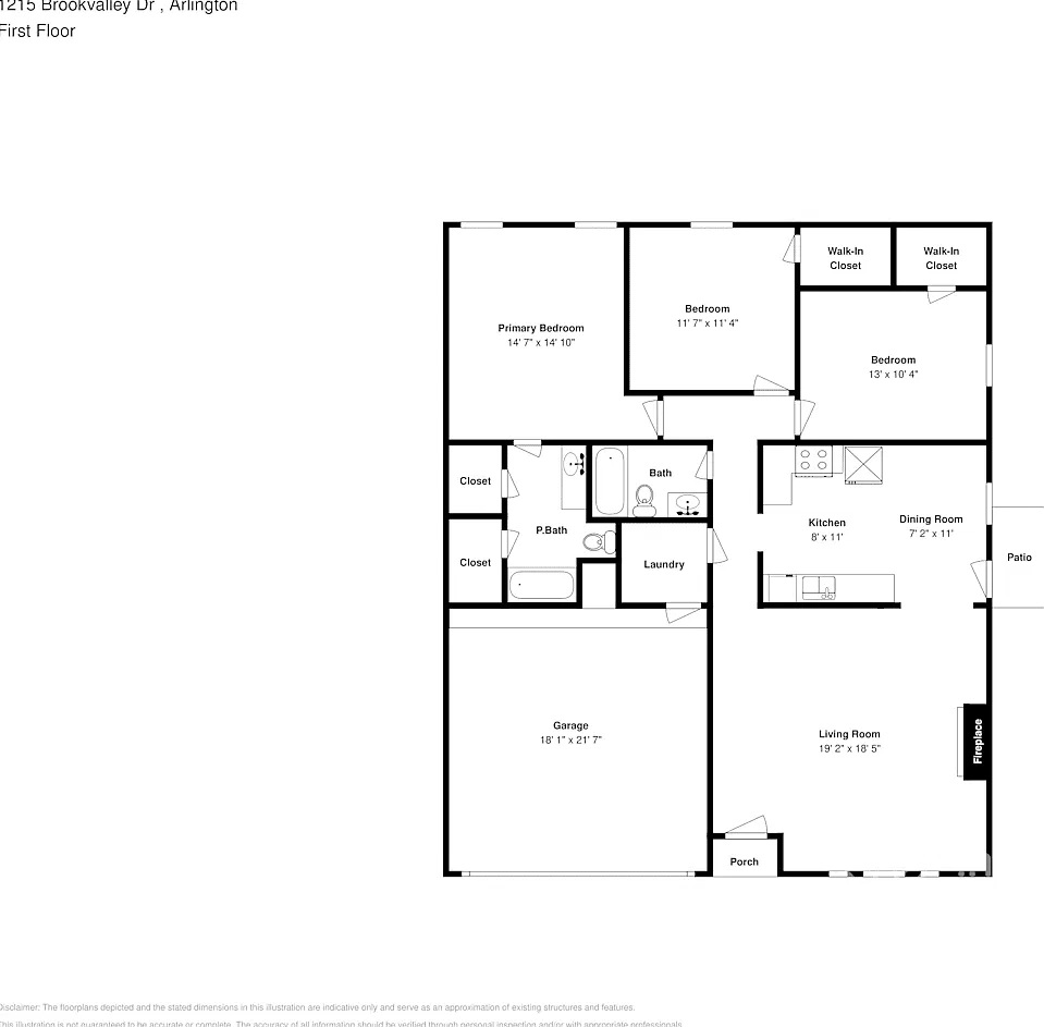 1215 Brookvalley Dr Arlington, TX 76018 — Photo 2