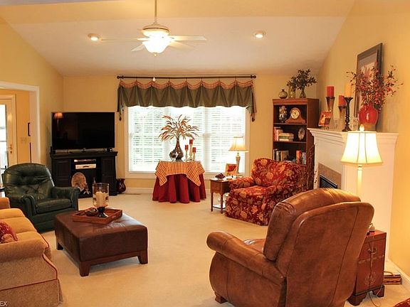 Light and open Great Room with Cathedral Ceiling