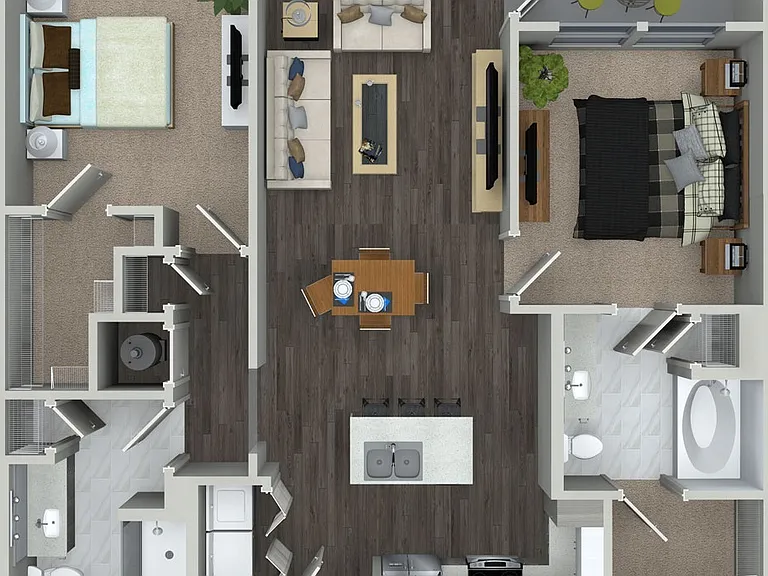 555 Ross - B12 - 2 Beds - 2 Baths - 1069 Sq. ft.