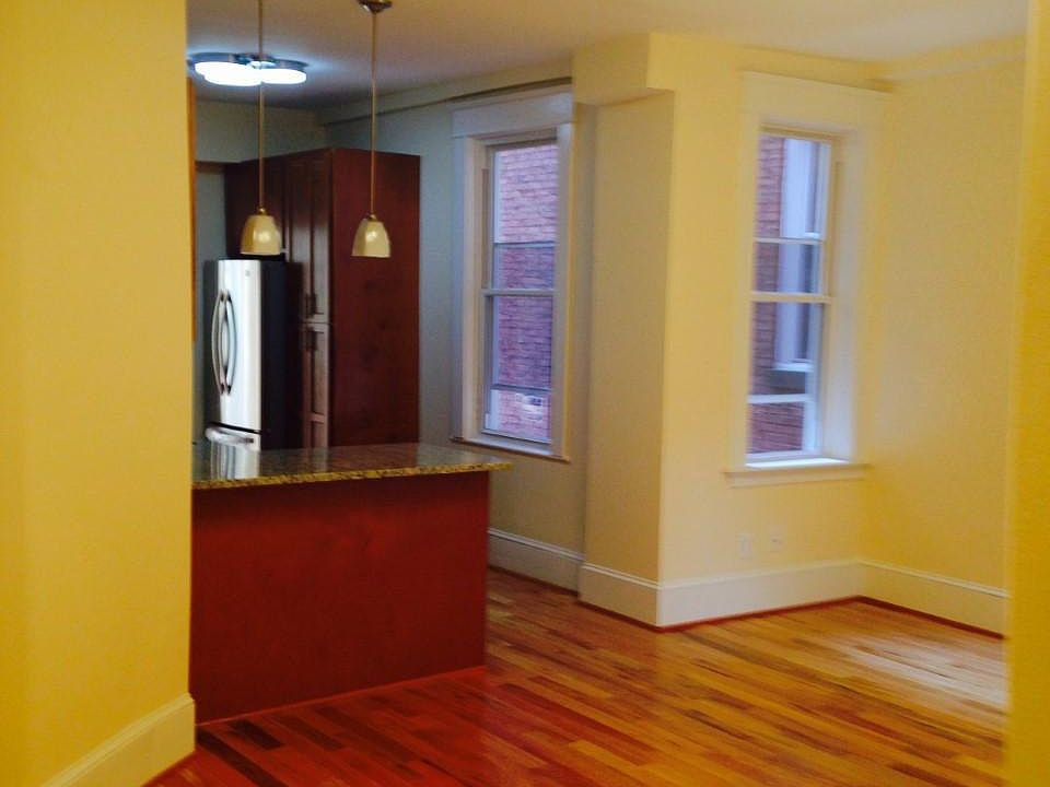 From living room into kitchen