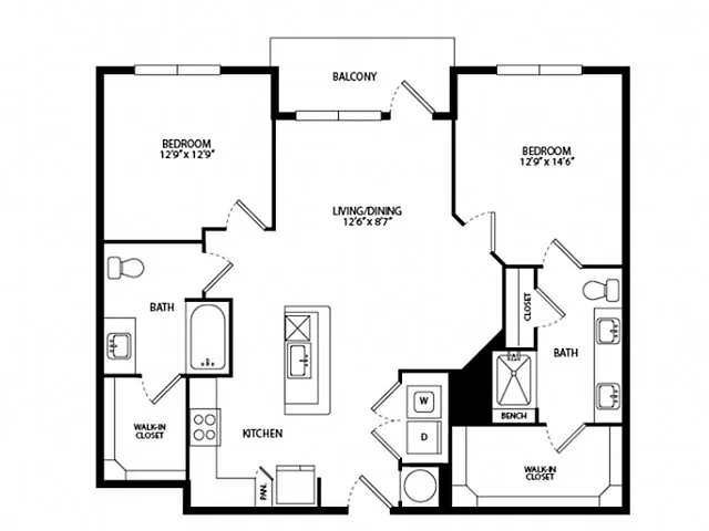 Floor plan B2
