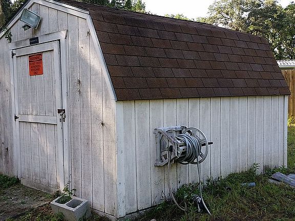 SHED & WATER SPIGOT