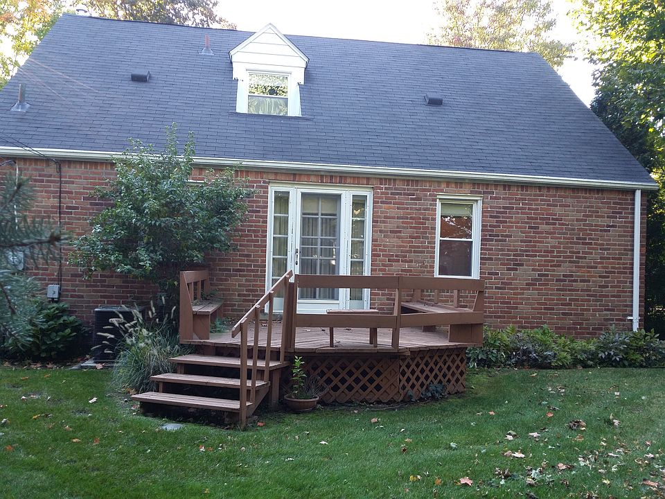 Rear with deck