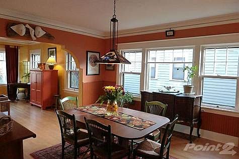Large Dining Room with Wainscoting