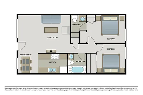 Floor plan Plan 2B