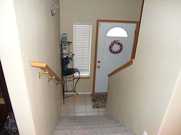 Stairs looking at front door