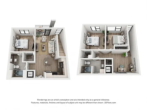 Floor plan 3 Bedroom Loft