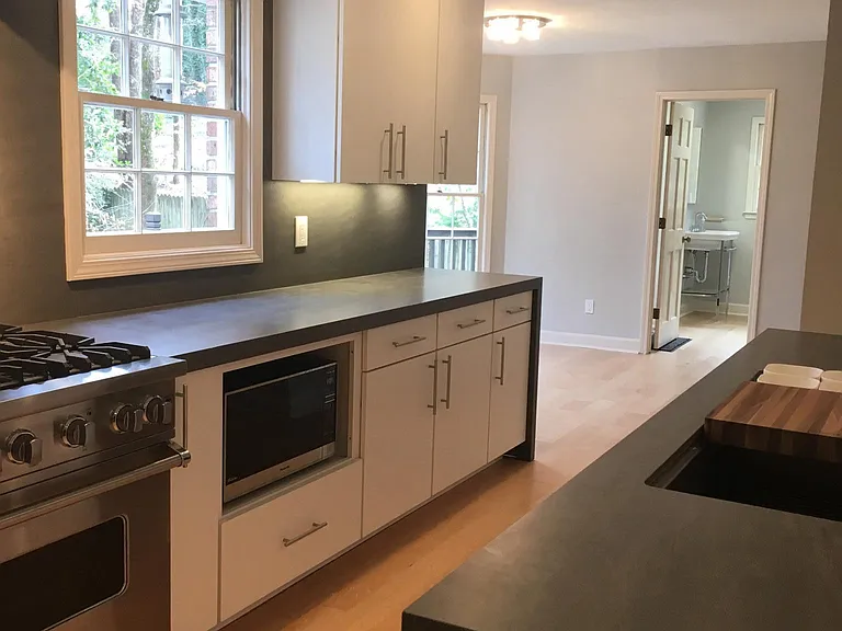 Full length of kitchen