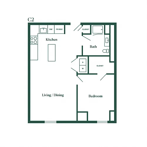 Floor plan C2