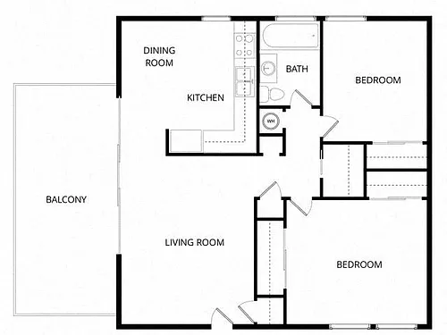Floor plan Villas Two Plan A