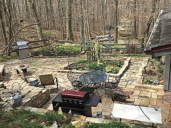 Patio and picnic area