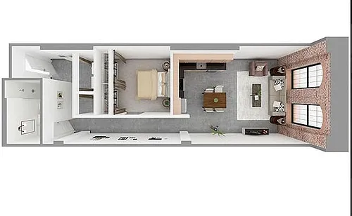 Floor plan W1-D