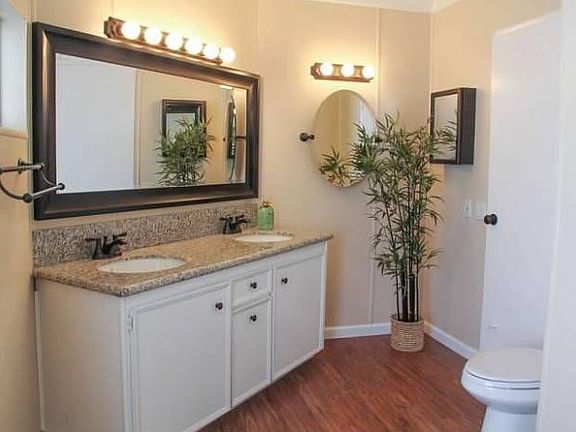 Remodeled master bath.