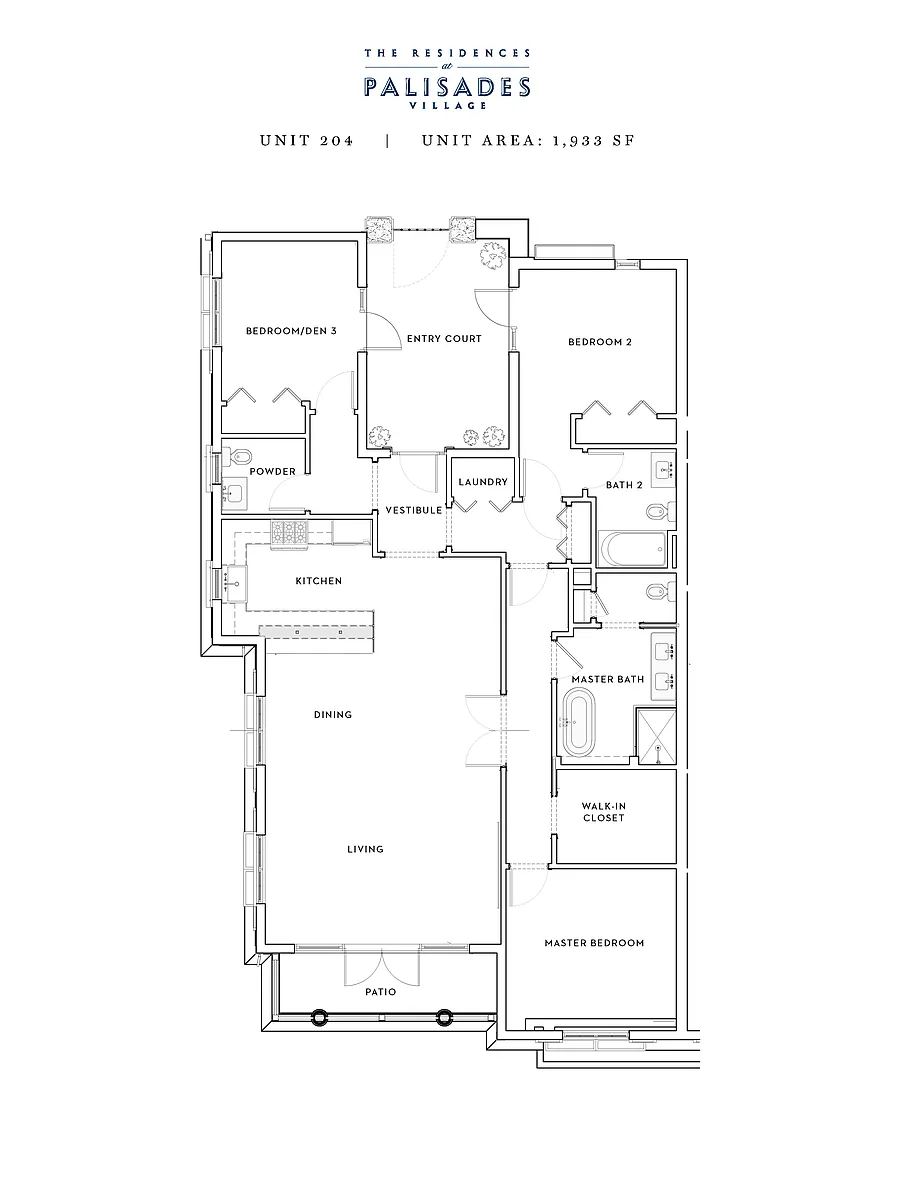 Floor plan 204