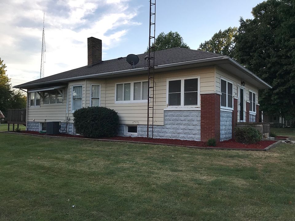 East side of the house