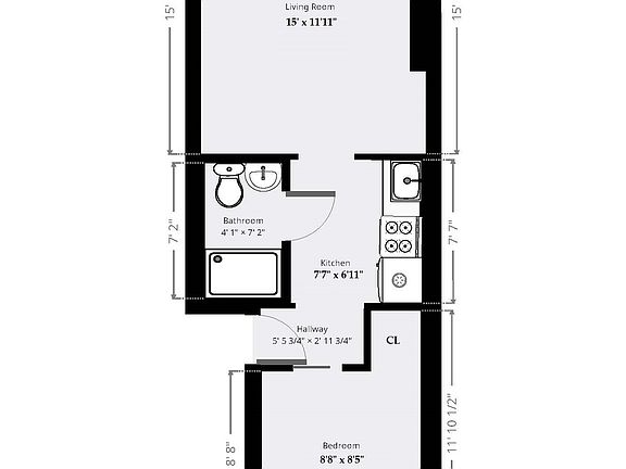 2nd image of 409 W 50th St APT 5C