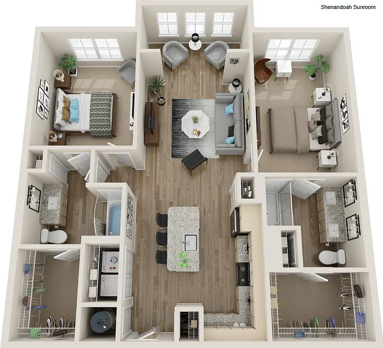 Floor plan Shenandoah-Sunroom