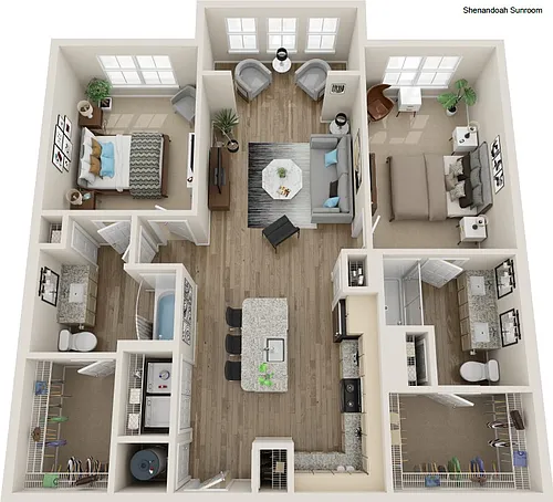 Floor plan Shenandoah-Sunroom