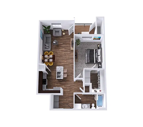 Floor plan A2 The Pecan